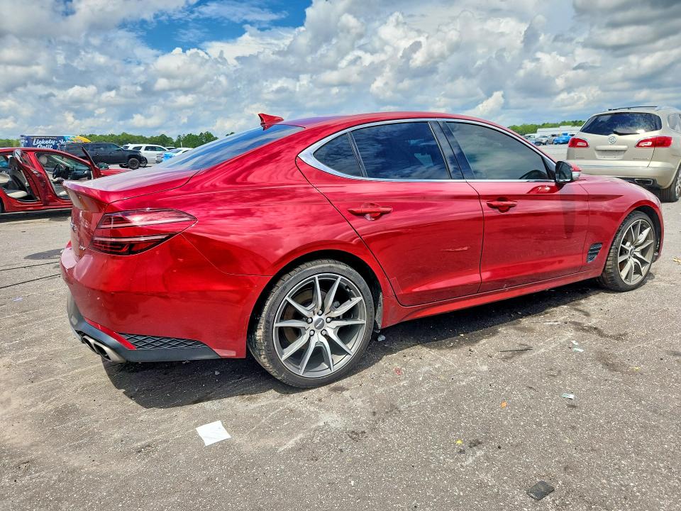 2022 Genesis G70 მანქანა იყიდება აუქციონზე, vin: KMTG34TA3NU089131, აუქციონის ნომერი: 67971236
