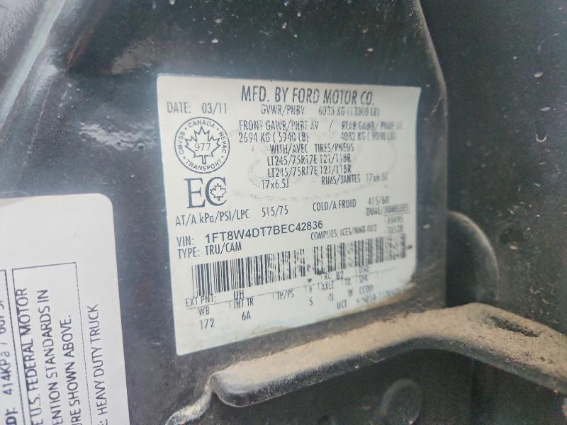 Продаж на аукціоні авто 2011 Ford F450, vin: 1FT8W4DT7BEC42836, номер лоту: 69916296