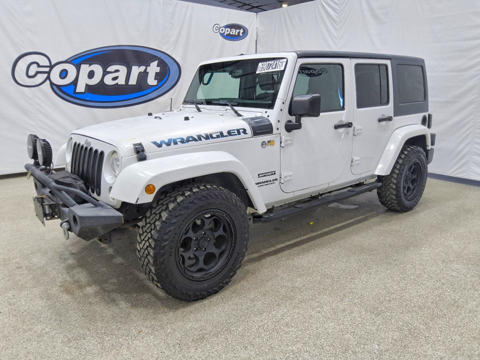Aukcja sprzedaży 2016 Jeep Wrangler Unlimited, vin: 1C4BJWDG6GL206951, numer aukcji: 69072416