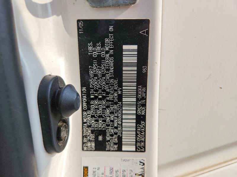 Продаж на аукціоні авто 2006 Toyota 4runner, vin: JTEBU14RX68062734, номер лоту: 69644846