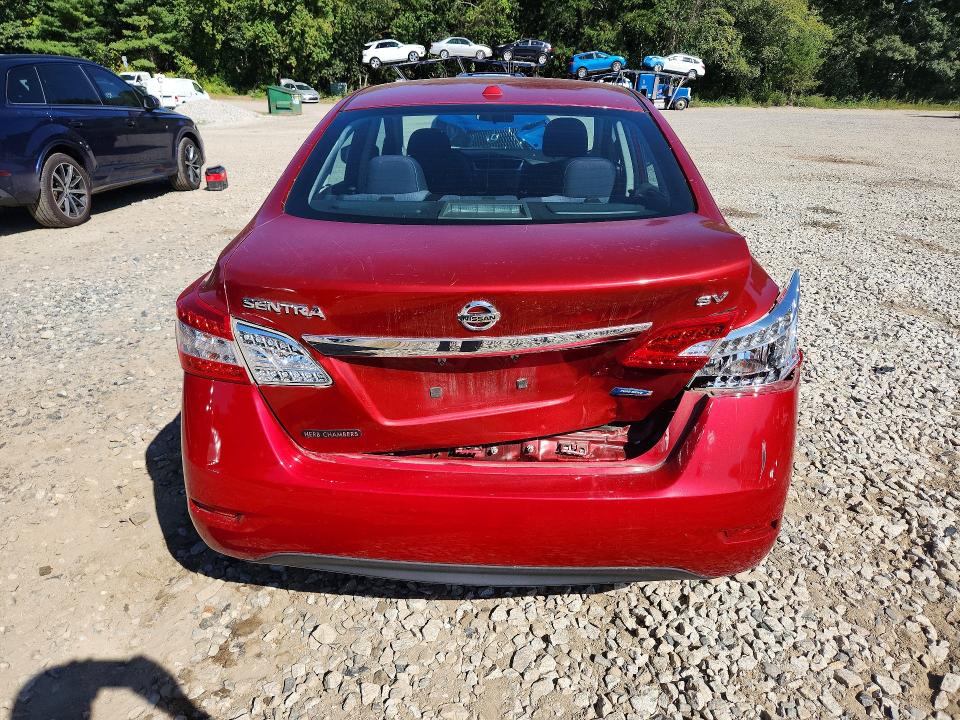2014 Nissan Sentra მანქანა იყიდება აუქციონზე, vin: 3N1AB7AP0EY296379, აუქციონის ნომერი: 68557606