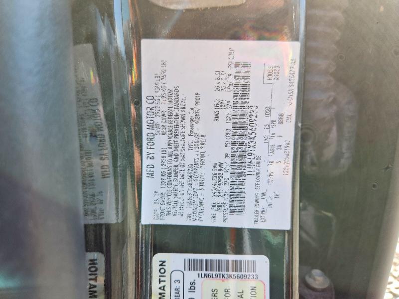 Продаж на аукціоні авто 2019 Lincoln Continental, vin: 1LN6L9TK3K5609233, номер лоту: 64721056