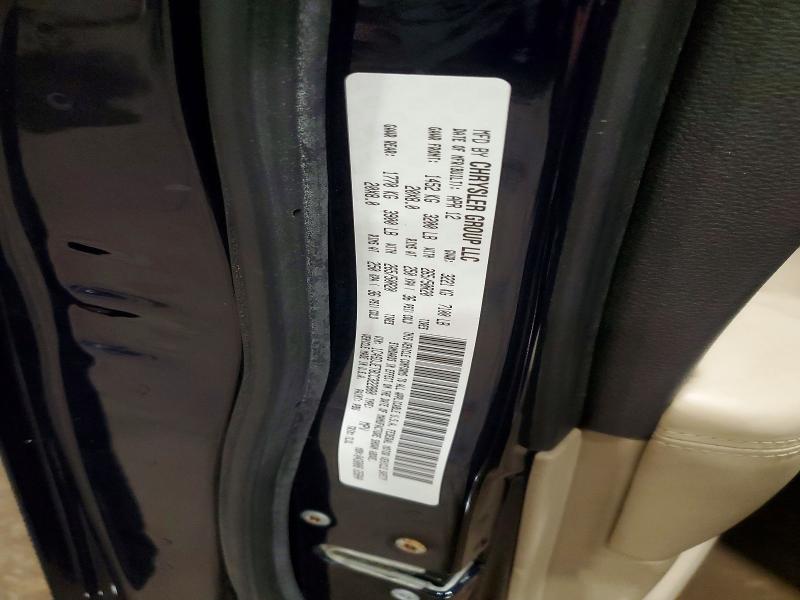 2012 Dodge Durango მანქანა იყიდება აუქციონზე, vin: 1C4SDJET8CC322880, აუქციონის ნომერი: 70048356