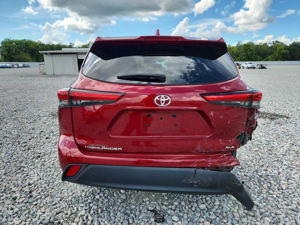 2021 Toyota Highlander მანქანა იყიდება აუქციონზე, vin: 5TDGZRAH7MS524438, აუქციონის ნომერი: 69877056