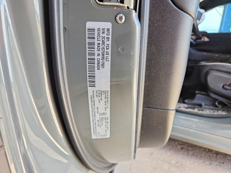 67817456 :رقم المزاد ، 2C4RC1S75MR517501 vin ، 2021 Chrysler Pacifica مزاد بيع