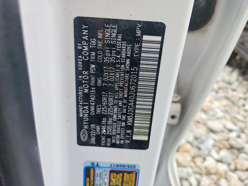 69613186 :رقم المزاد ، KM8J3CA40JU672015 vin ، 2018 Hyundai Tucson مزاد بيع