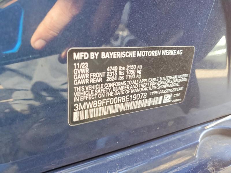 Продаж на аукціоні авто 2024 Bmw 330xi, vin: 3MW89FF00R8E19078, номер лоту: 69952266