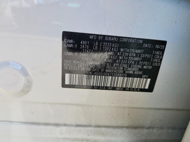 Продажа на аукционе авто 2026 Subaru Forester, vin: 4S4SLDD67T3009329, номер лота: 68292296