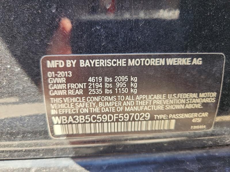 Aukcja sprzedaży 2013 Bmw 328, vin: WBA3B5C59DF597029, numer aukcji: 66734766