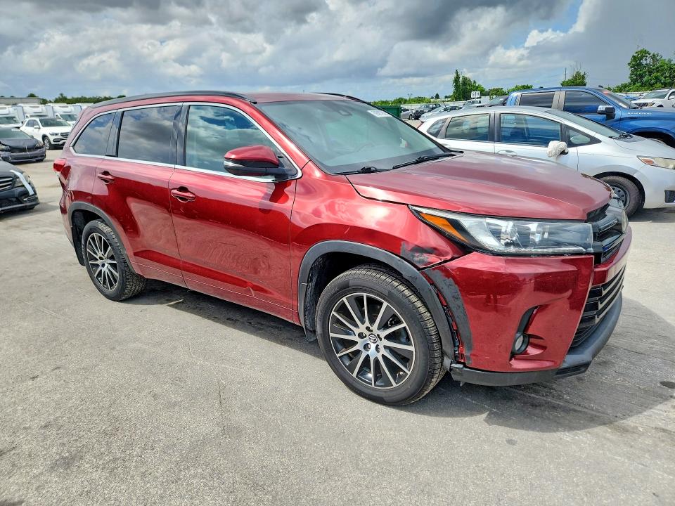 Продажа на аукционе авто 2018 Toyota Highlander, vin: 5TDJZRFH0JS540765, номер лота: 69567906
