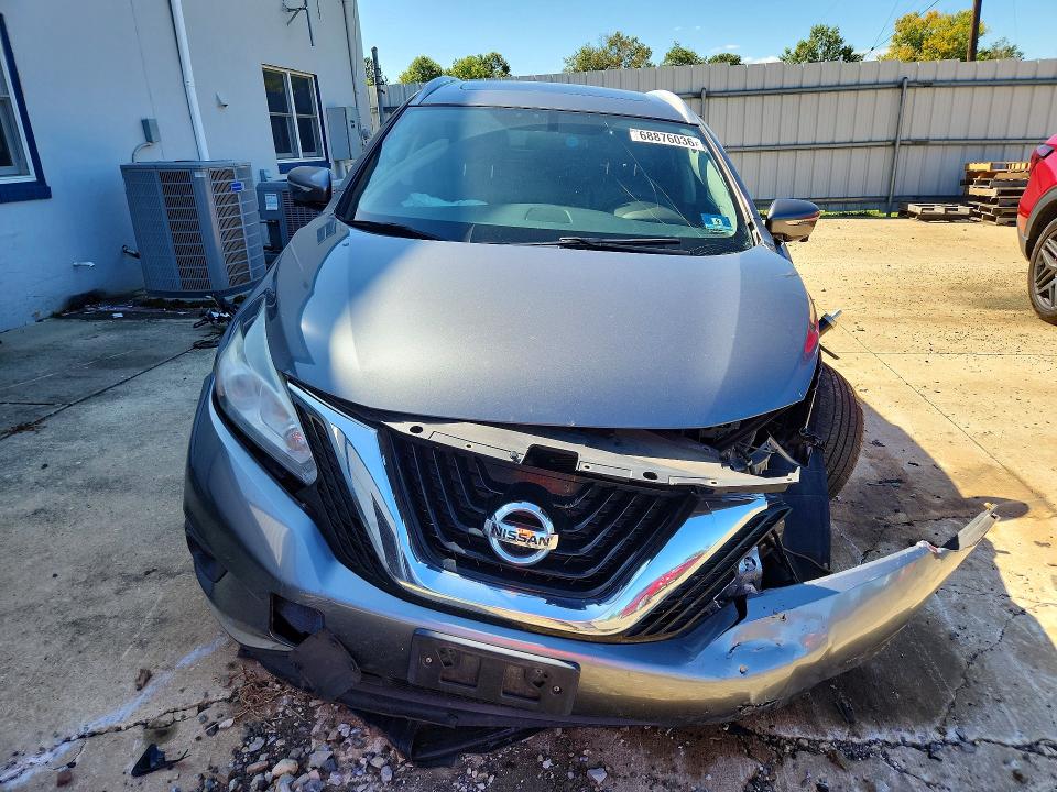 Aukcja sprzedaży 2015 Nissan Murano, vin: 5N1AZ2MH4FN273259, numer aukcji: 68876036