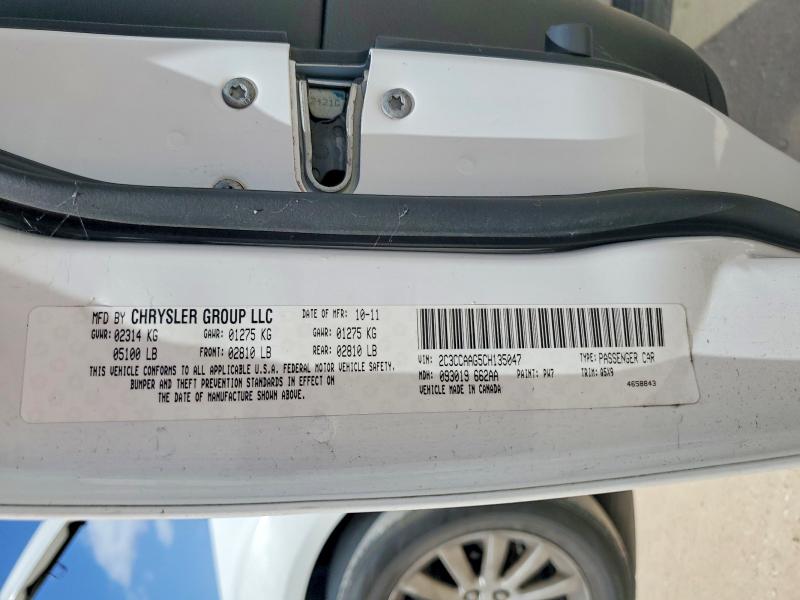 Aukcja sprzedaży 2012 Chrysler 300, vin: 2C3CCAAG5CH135047, numer aukcji: 69117886