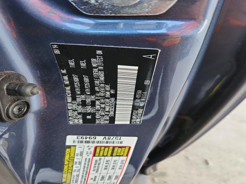 69358606 :رقم المزاد ، 5TDKK3DC5ES525486 vin ، 2014 Toyota Sienna مزاد بيع