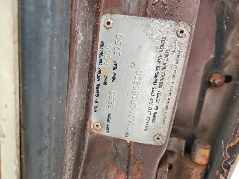 Продажа на аукционе авто 1978 Chevrolet C20, vin: CCL168F186210, номер лота: 68695966