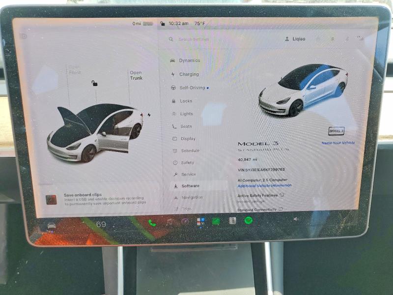 Aukcja sprzedaży 2019 Tesla Model 3, vin: 5YJ3E1EA6KF299763, numer aukcji: 67340656