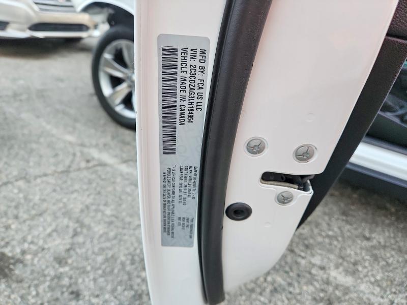 2020 Dodge Challenger მანქანა იყიდება აუქციონზე, vin: 2C3CDZAG3LH184954, აუქციონის ნომერი: 68836846