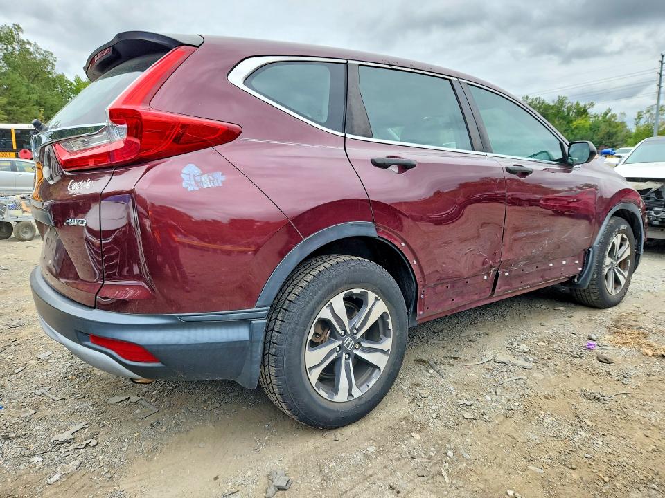 2019 Honda Cr-v Lx მანქანა იყიდება აუქციონზე, vin: 5J6RW6H35KL004337, აუქციონის ნომერი: 69576026