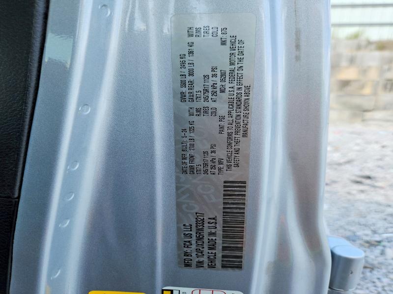 67965436 :رقم المزاد ، 1C4PJXDN5RW333217 vin ، 2024 Jeep Wrangler مزاد بيع