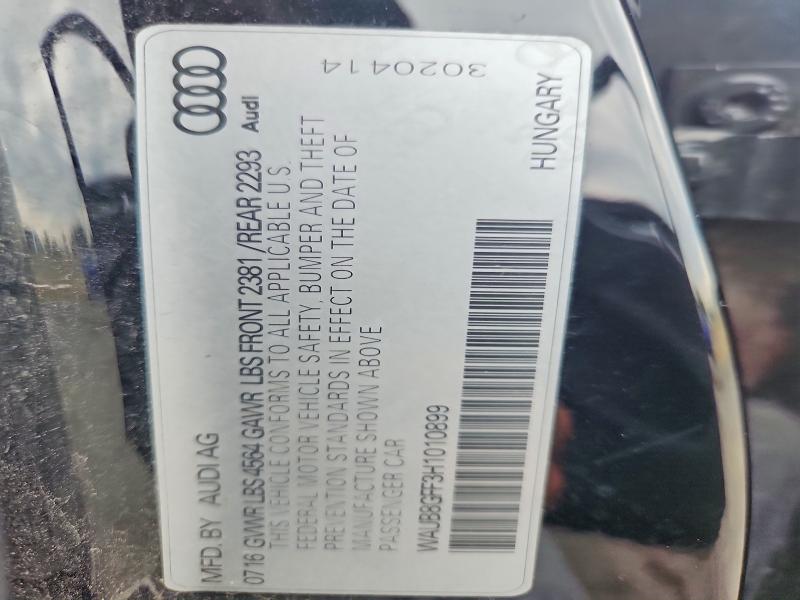 Aukcja sprzedaży 2017 Audi A3, vin: WAUB8GFF3H1010899, numer aukcji: 68282026