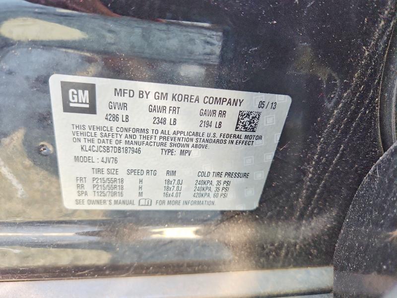 Продаж на аукціоні авто 2013 Buick Encore, vin: KL4CJCSB7DB187946, номер лоту: 68676966