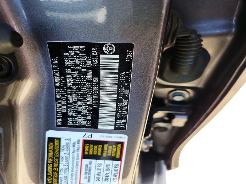 2015 Toyota Camry მანქანა იყიდება აუქციონზე, vin: 4T1BF1FK9FU897158, აუქციონის ნომერი: 66097426
