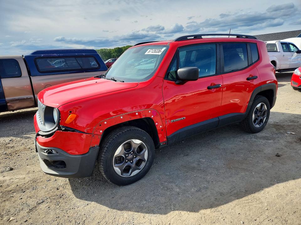 Aukcja sprzedaży 2018 Jeep Renegade, vin: ZACCJBAB6JPG80553, numer aukcji: 67126336