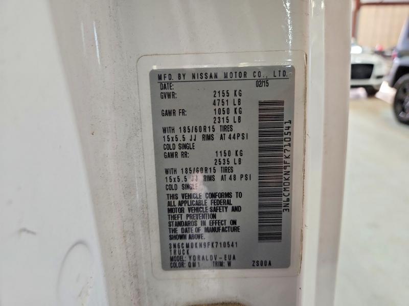 70165706 :رقم المزاد ، 3N6CM0KN9FK710541 vin ، 2015 Nissan Nv200 مزاد بيع