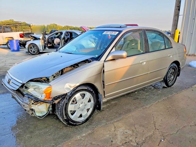 66110576 :رقم المزاد ، 2HGES26741H562899 vin ، 2001 Honda Civic مزاد بيع