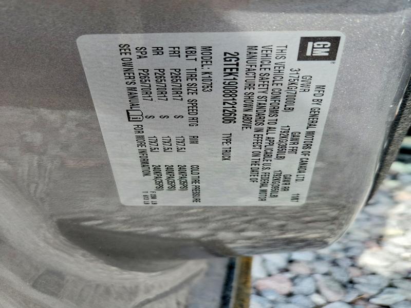 Продажа на аукционе авто 2008 Gmc Sierra, vin: 2GTEK190881212606, номер лота: 67094916