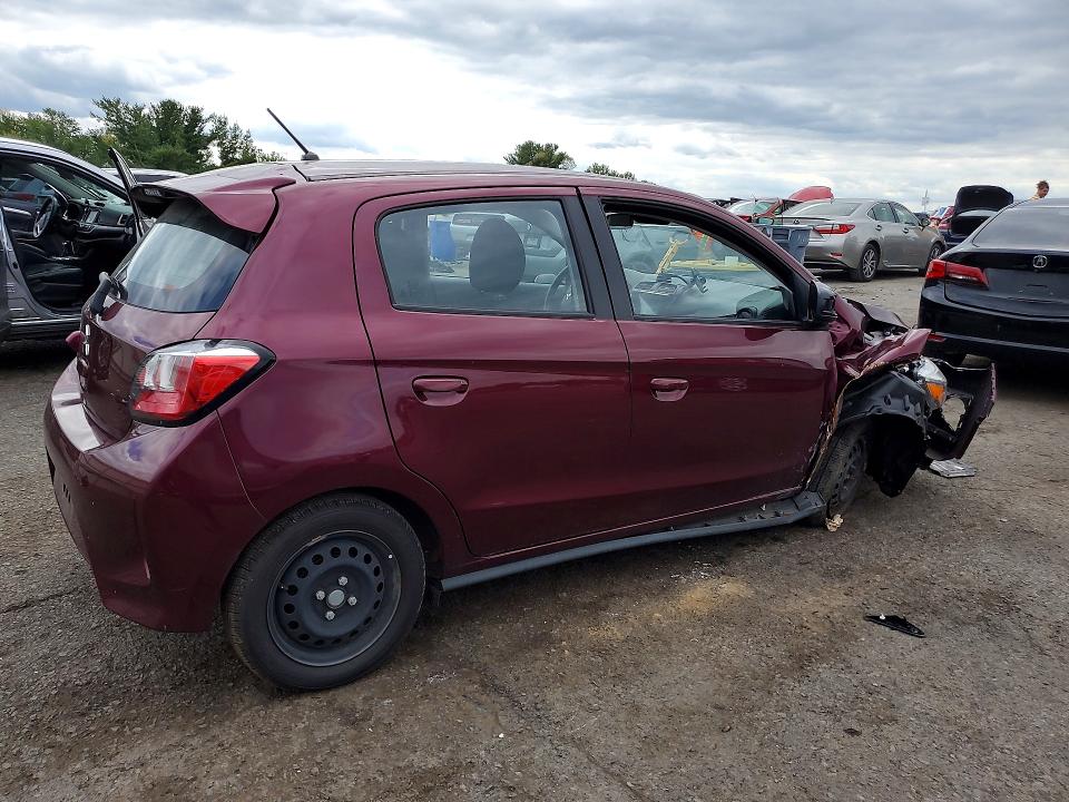 2024 Mitsubishi Mirage მანქანა იყიდება აუქციონზე, vin: ML32AUHJ3RH003132, აუქციონის ნომერი: 71244726