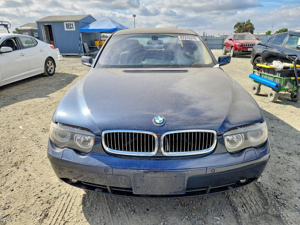 Aukcja sprzedaży 2002 Bmw 745, vin: WBAGL63402DP50210, numer aukcji: 67315376