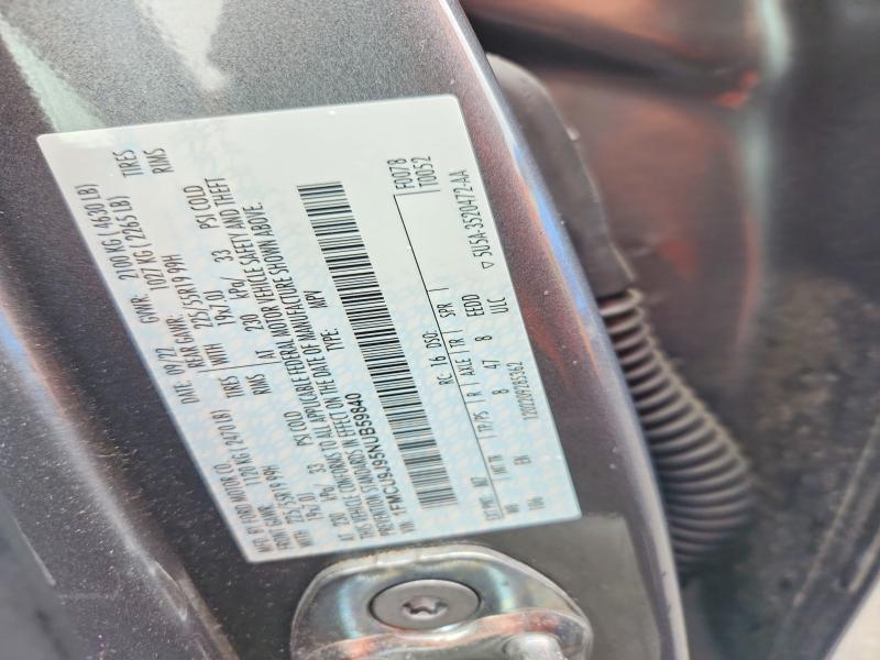 Продажа на аукционе авто 2022 Ford Escape, vin: 1FMCU9J95NUB59840, номер лота: 70173376