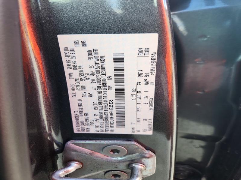 2015 Ford Escape მანქანა იყიდება აუქციონზე, vin: 1FMCU0F79FUB25338, აუქციონის ნომერი: 68658676