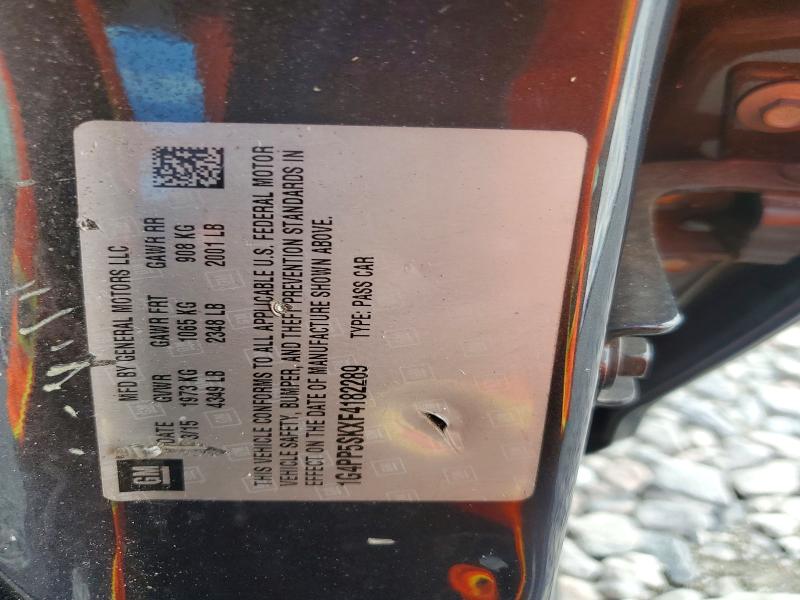 66405596 :رقم المزاد ، 1G4PP5SKXF4182289 vin ، 2015 Buick Verano مزاد بيع