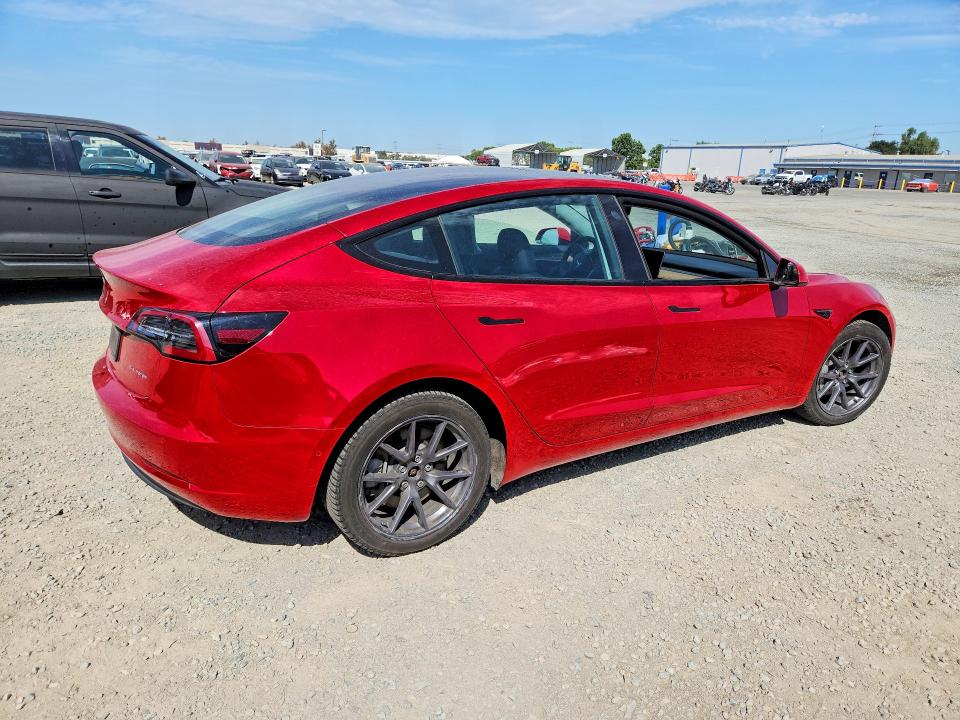 Продажа на аукционе авто 2022 Tesla Model 3, vin: 5YJ3E1EB6NF317899, номер лота: 68021156