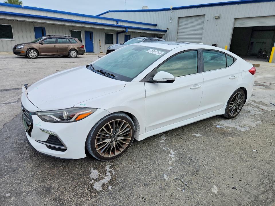 Продажа на аукционе авто 2017 Hyundai Elantra, vin: KMHD04LB9HU318494, номер лота: 71009516