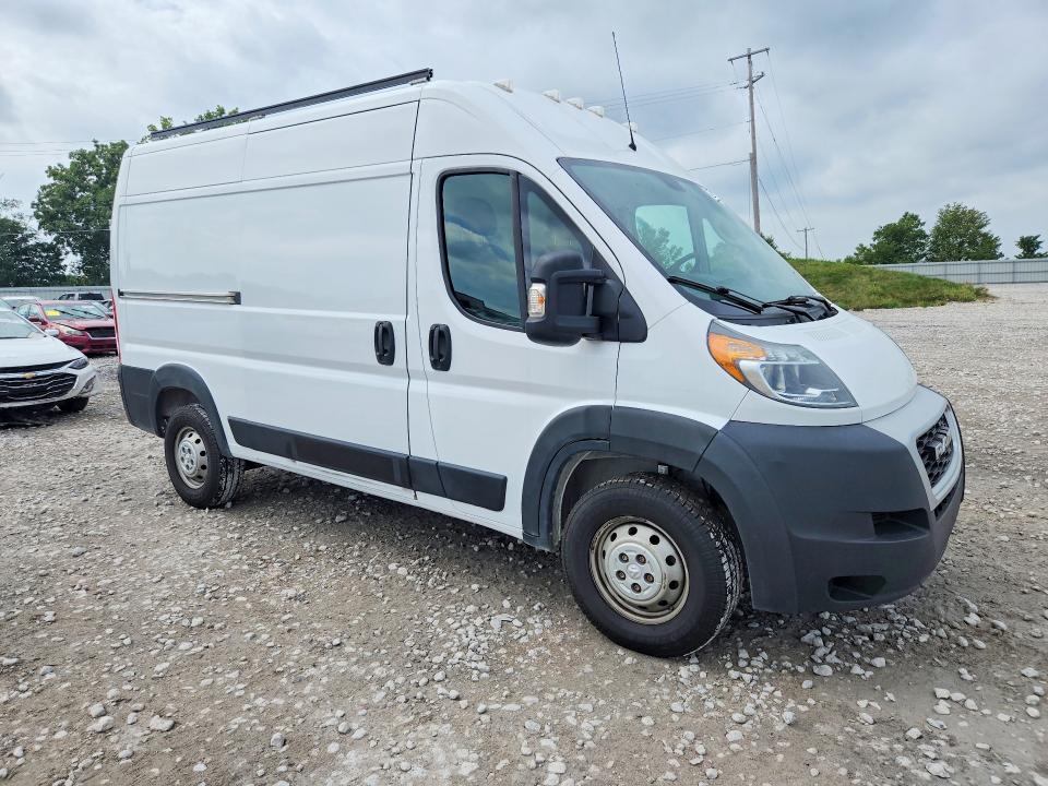 2019 Ram Promaster 2500 მანქანა იყიდება აუქციონზე, vin: 3C6TRVCG2KE539181, აუქციონის ნომერი: 67287746