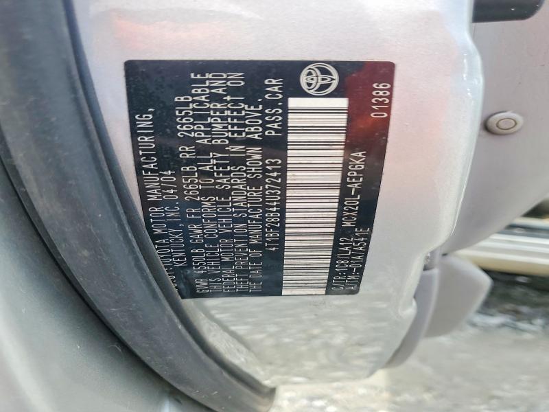 67921666 :رقم المزاد ، 4T1BF28B44U372413 vin ، 2004 Toyota Avalon مزاد بيع