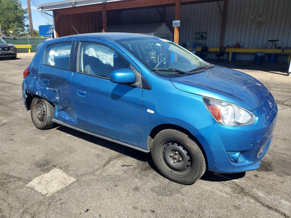 2015 Mitsubishi Mirage მანქანა იყიდება აუქციონზე, vin: ML32A3HJ0FH008407, აუქციონის ნომერი: 68436666