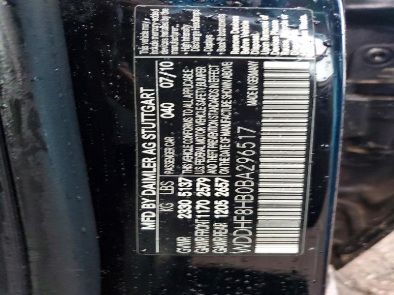 Продаж на аукціоні авто 2011 Mercedes-benz E, vin: WDDHF8HB0BA296517, номер лоту: 67337006