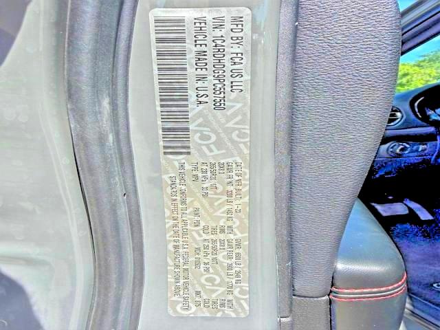 67628496 :رقم المزاد ، 1C4RDHDG9PC557550 vin ، 2023 Dodge Durango مزاد بيع