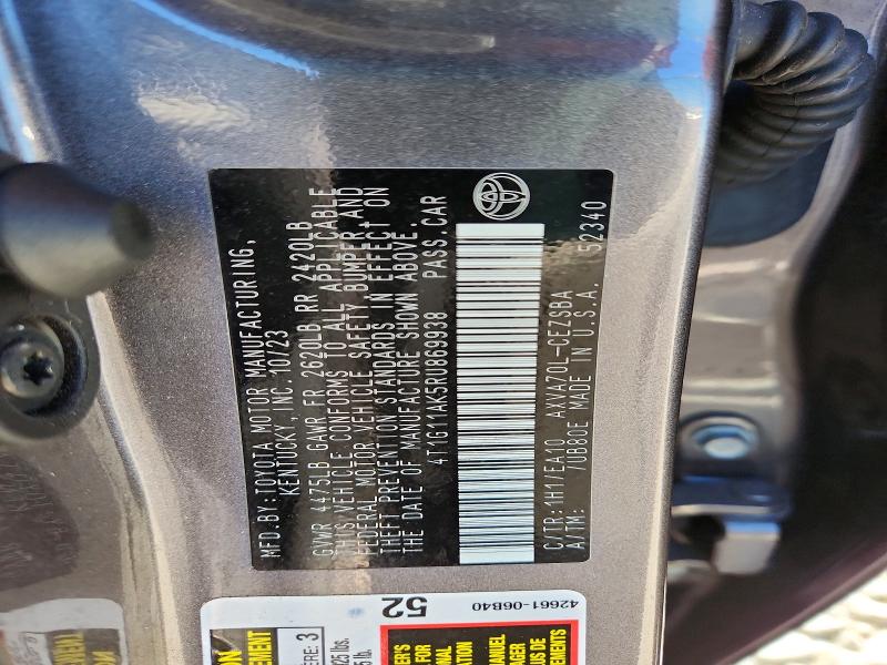 Продажа на аукционе авто 2024 Toyota Camry, vin: 4T1G11AK5RU869938, номер лота: 67454696
