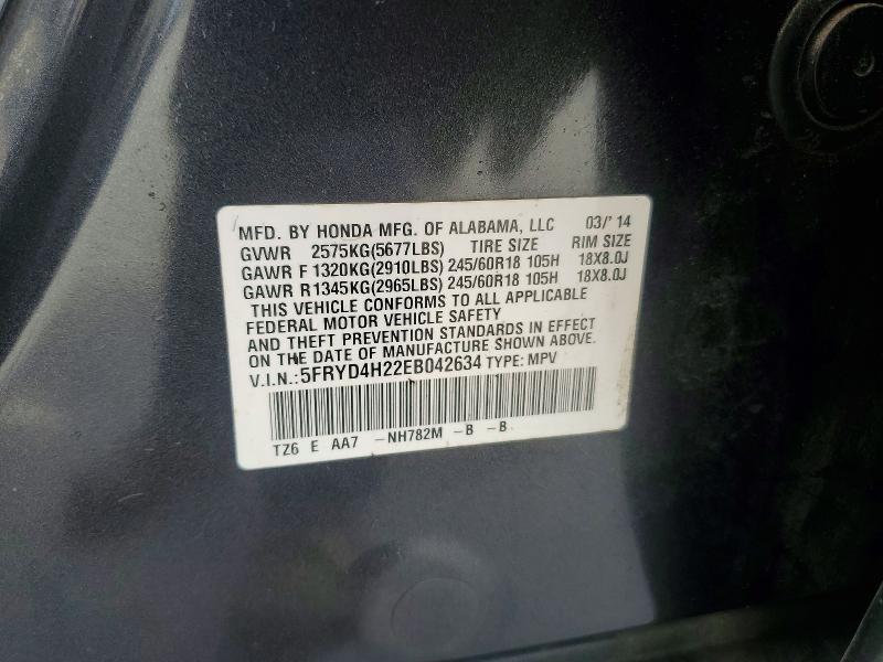 Продажа на аукционе авто 2014 Acura Mdx, vin: 5FRYD4H22EB042634, номер лота: 68154206