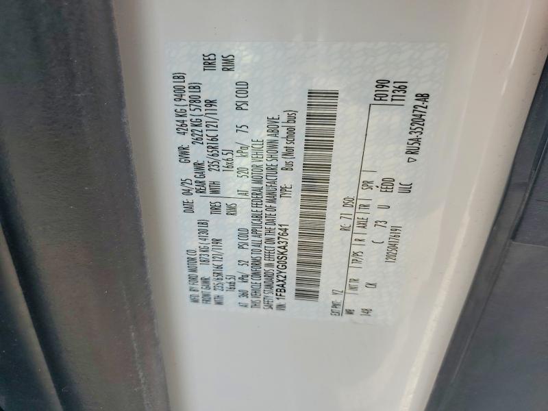 2025 Ford Transit მანქანა იყიდება აუქციონზე, vin: 1FBAX2YG0SKA37641, აუქციონის ნომერი: 68617946