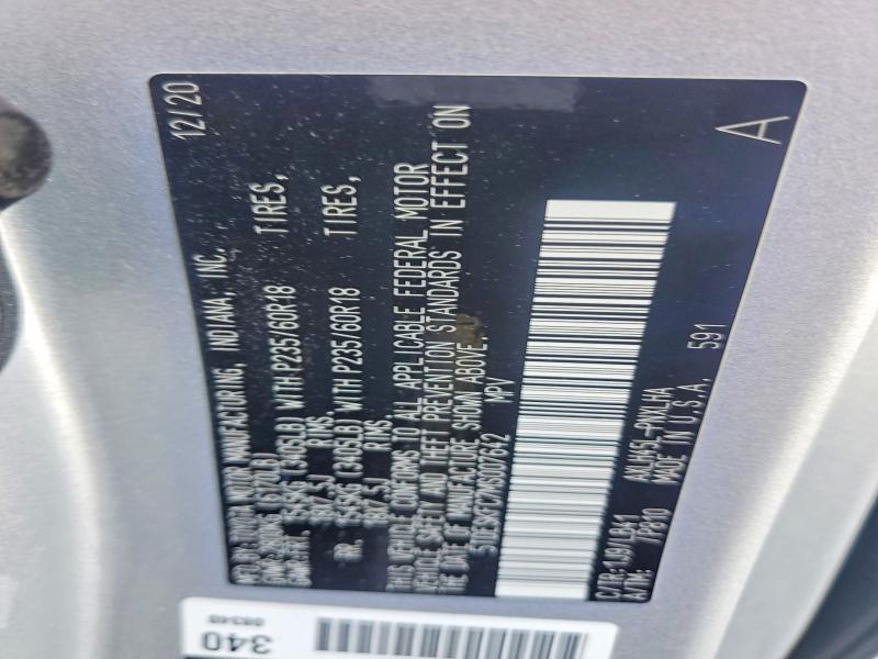 Auction sale of the 2021 Toyota Sienna, vin: 5TDESKFC7MS007642, lot number: 70116106