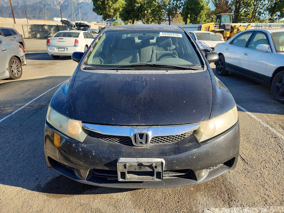 69962416 :رقم المزاد ، 19XFA16599E050058 vin ، 2009 Honda Civic مزاد بيع