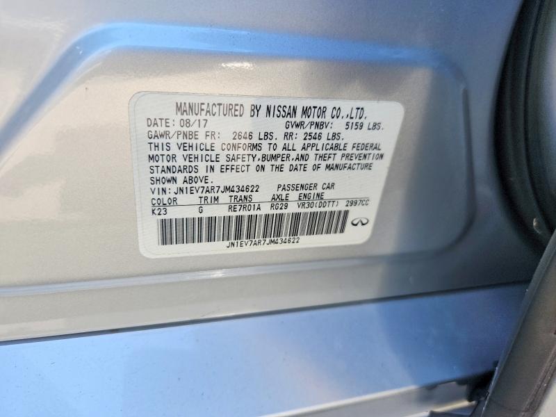 Продажа на аукционе авто 2018 Infiniti Q50, vin: JN1EV7AR7JM434622, номер лота: 69261356