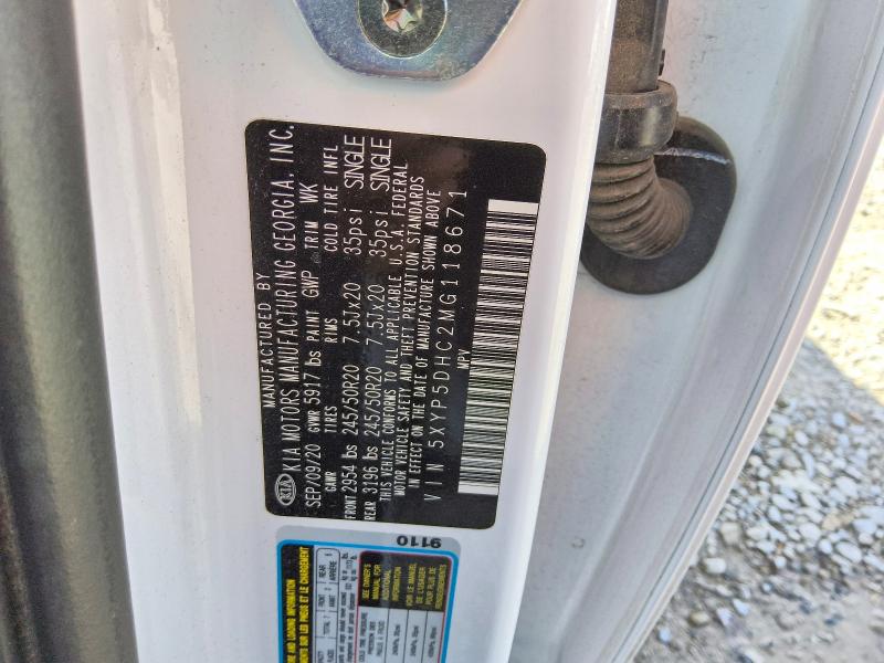 66487556 :رقم المزاد ، 5XYP5DHC2MG118671 vin ، 2021 Kia Telluride مزاد بيع