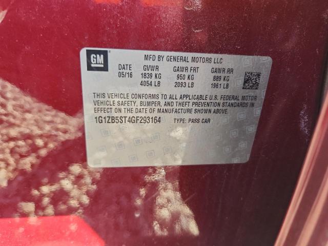 Aukcja sprzedaży 2016 Chevrolet Malibu, vin: 1G1ZB5ST4GF293164, numer aukcji: 68200436