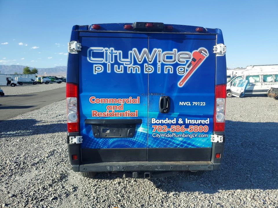 68669496 :رقم المزاد ، 3C6LRVVG3ME525810 vin ، 2021 Ram Promaster 2500 مزاد بيع